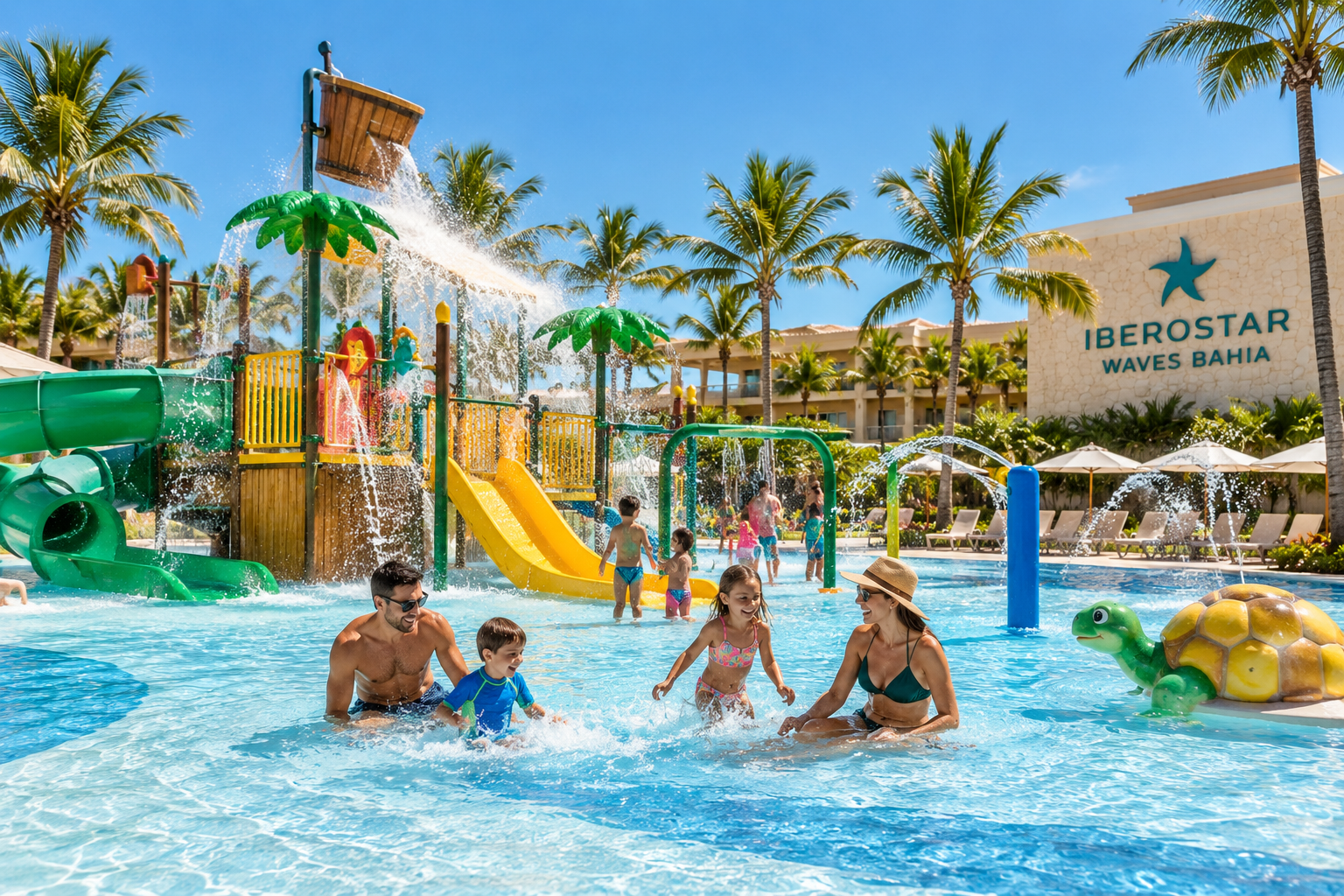 TIberostar Waves Bahia para Famílias com Crianças Área infantil do Iberostar Waves Bahia para famílias com crianças