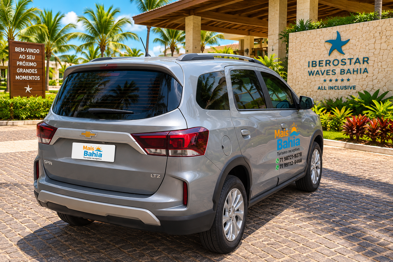Transfer Iberostar Waves Bahia – Mais Bahia Turismo Transfer para o Iberostar Waves Bahia com veículo da Mais Bahia Turismo